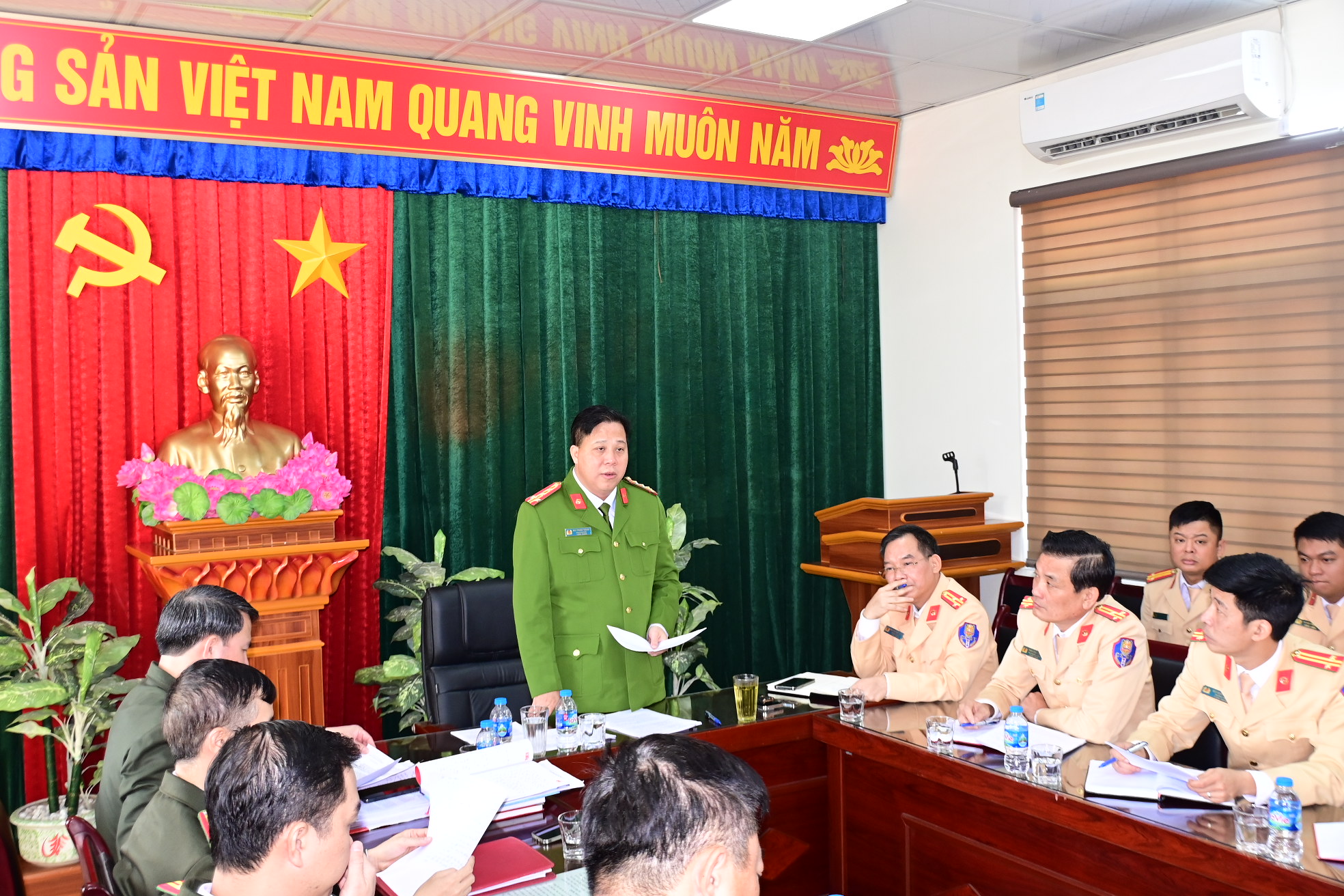 Trạm Cảnh sát giao thông Lưu kiếm: Tập trung cao kiểm soát vi phạm trật tự an toàn giao thông